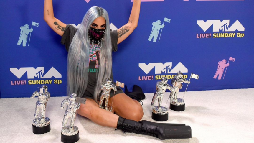 Las mascarillas de Lady Gaga en los VMAs fueron la sensación de la noche